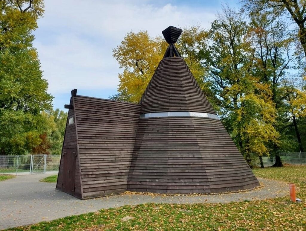 Widok na wigwam