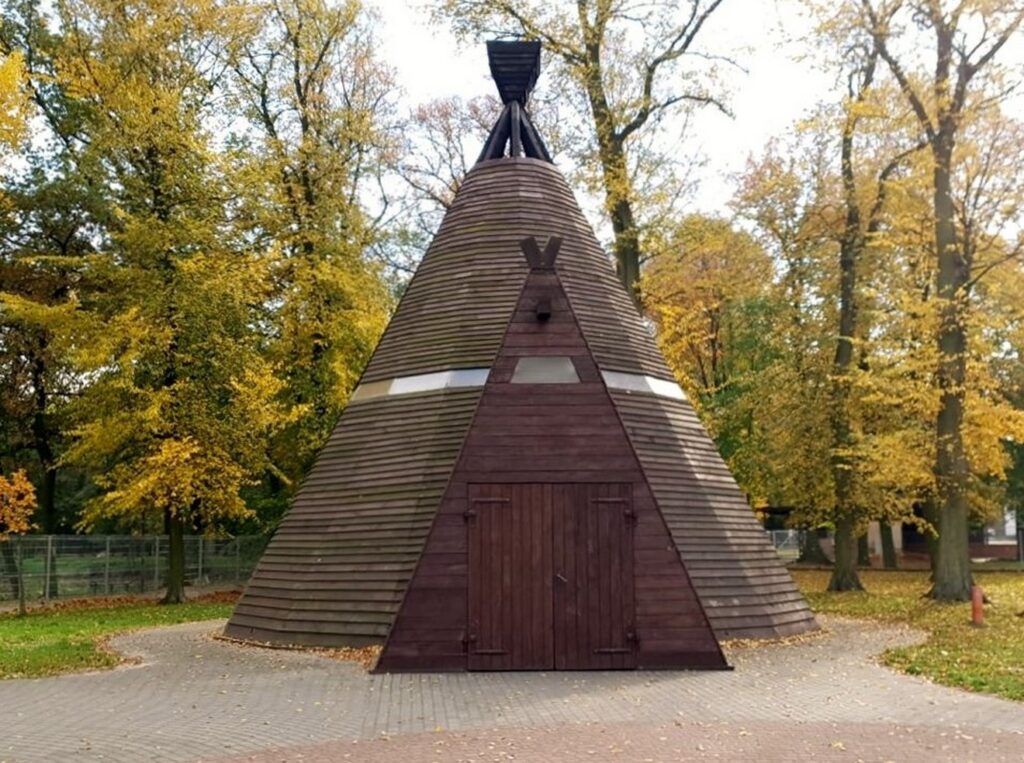 Widok na wigwam